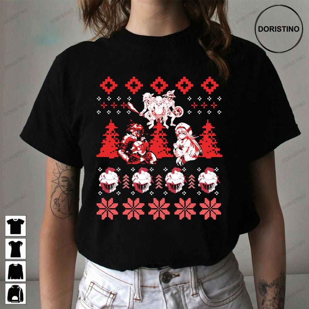 Goblin Slayer Christmas Knit Pattern Limited Edition T-shirts